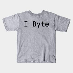 "I Byte" Engineer Kids T-Shirt